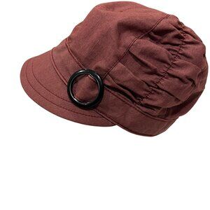Goorin Women's Cadet Cap, Burgundy, L
